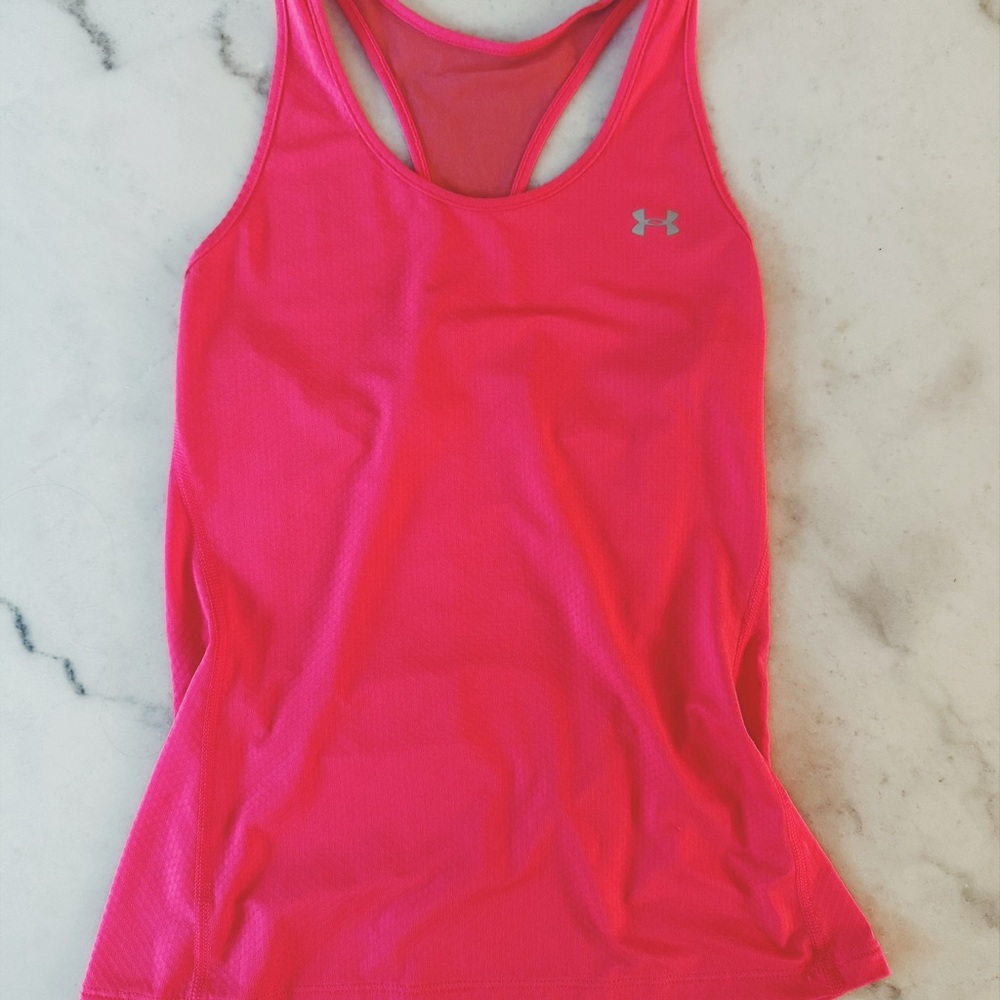 Under Armour Women's Bright Pink Tank Top